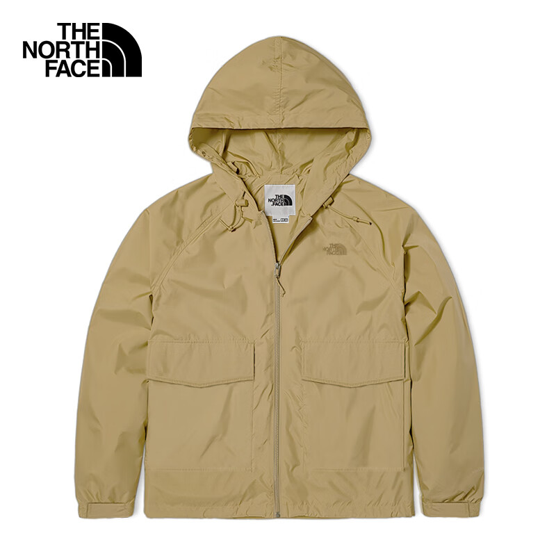 THE NORTH FACE 北面 防风夹克男户外舒适薄风衣外套81SB 卡其色/LK5 L ￥494.01