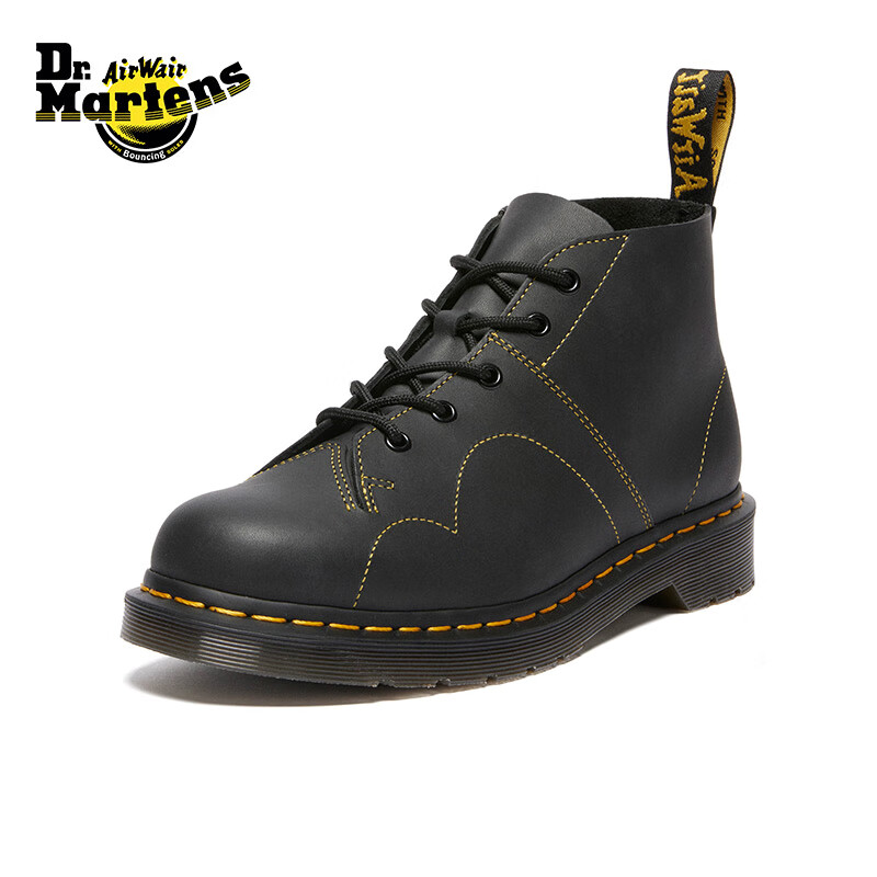 Dr.Martens 马丁Church男女款春夏季短靴马丁靴 黑色 38 794.25元（需用券）