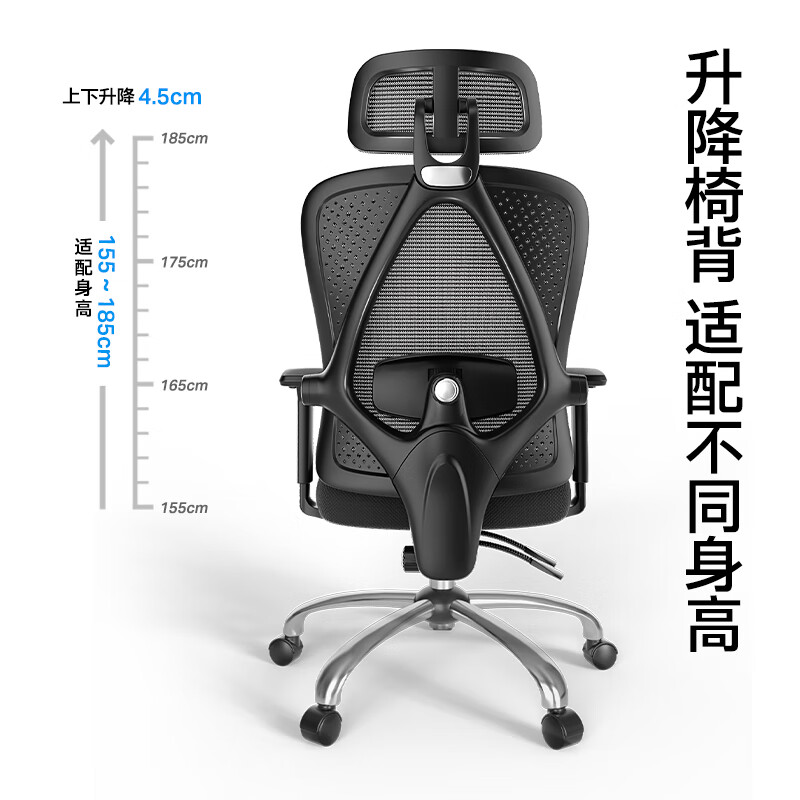 UE 永艺 plus会员 永艺撑腰椅M60人体工学椅 339元（需用券）