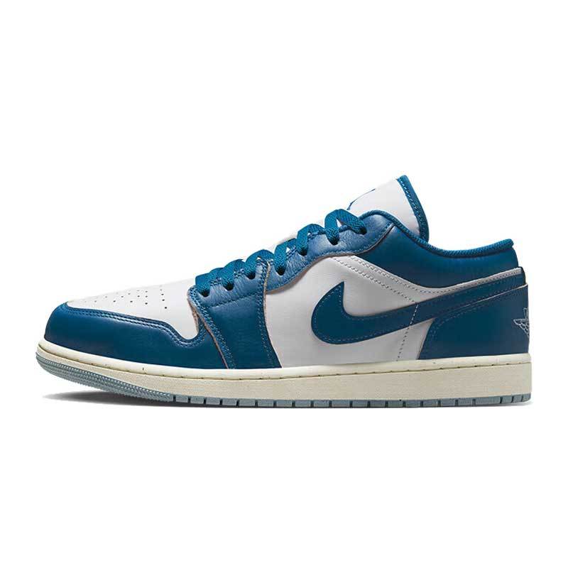 NIKE 耐克 男鞋Air Jordan 1 Low AJ1白蓝复古运动篮球鞋FN5214-141 402.9元