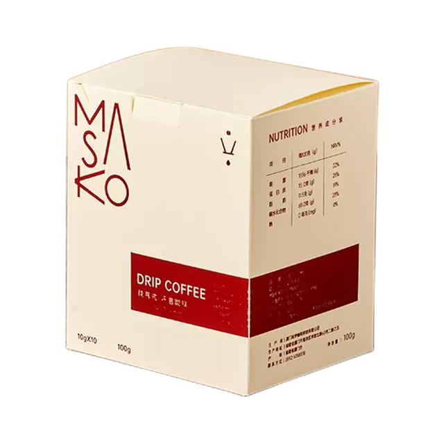 Masako 雅子 意式拼配挂耳咖啡 10g*10包 9.9元包邮（需用券）