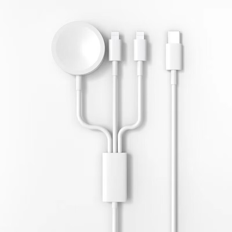 WONRI 苹果手表手机充电线一拖三便携适用 USB接口 19.42元（需用券）