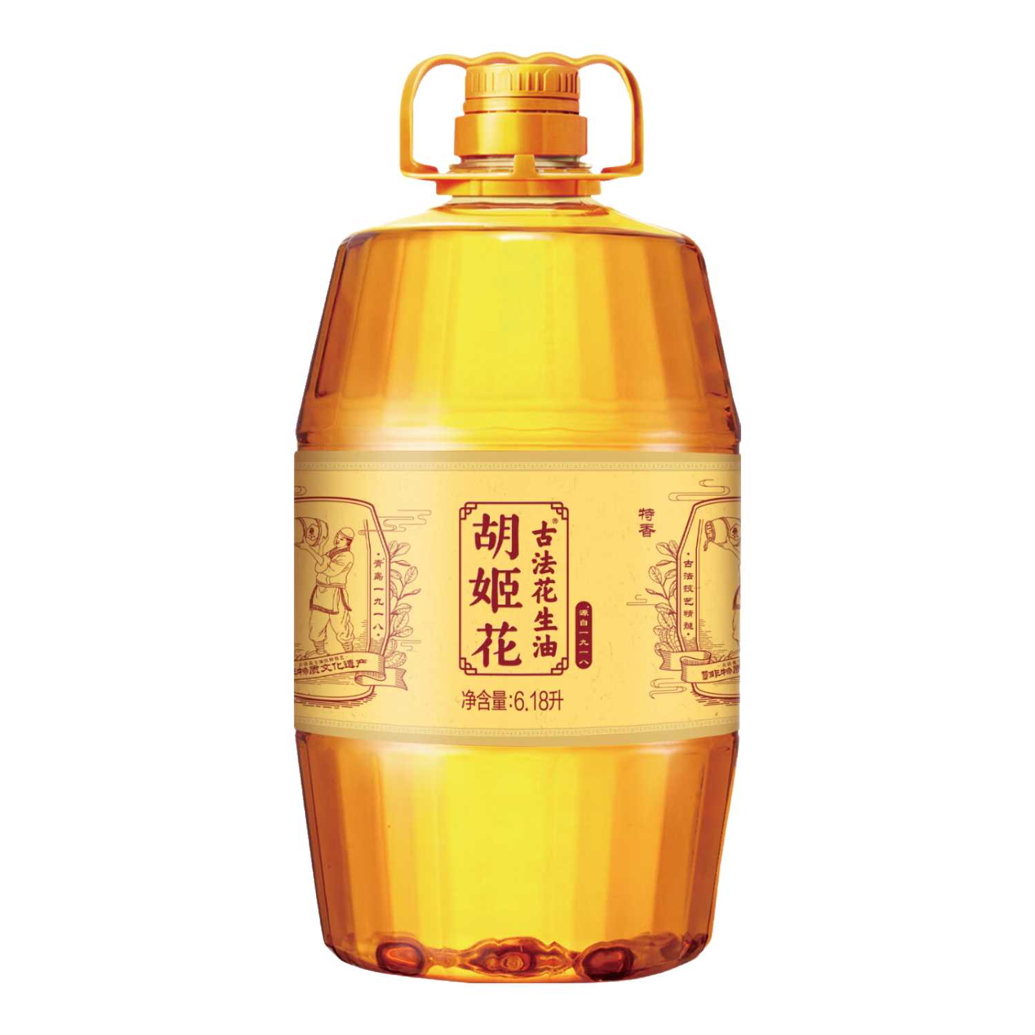 胡姬花 古法花生油 6.18L 124.54元