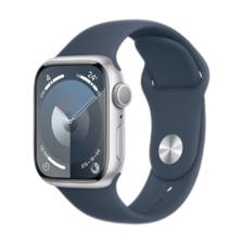 PLUS会员：Apple/苹果 Watch Series 9 智能手表 GPS款41毫米 风暴蓝色 M/L MR913CH/A 2384