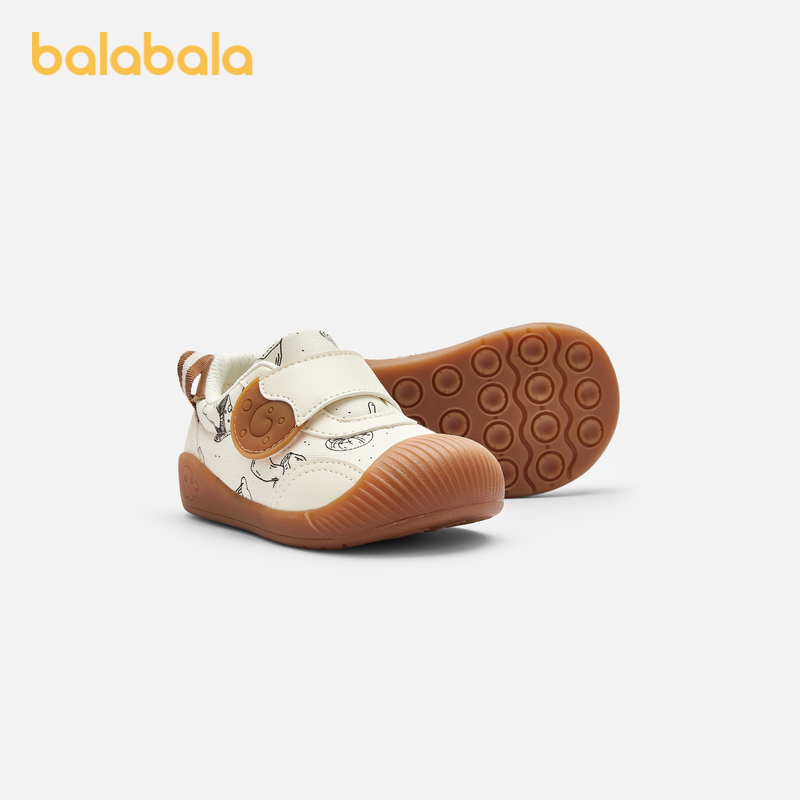 88VIP：巴拉巴拉 童鞋宝宝透气防滑学步鞋男童女童简约时尚可爱春秋鞋子潮 