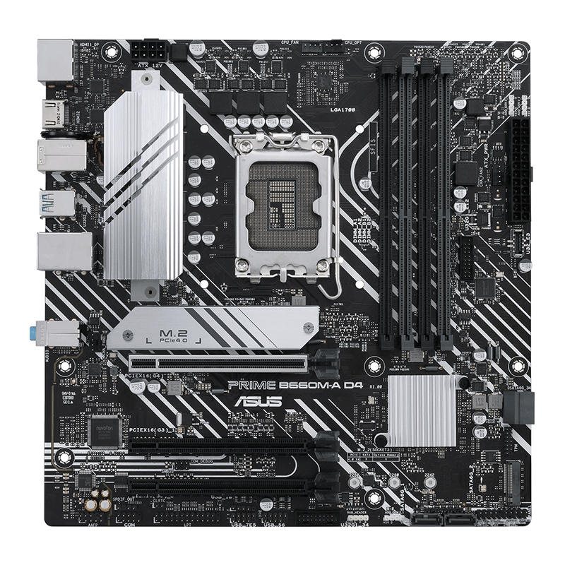 华硕（ASUS）PRIME H610M-A D4主板 支持 CPU G6900/12400F/12100F/13100F（Intel H610/LGA 1700