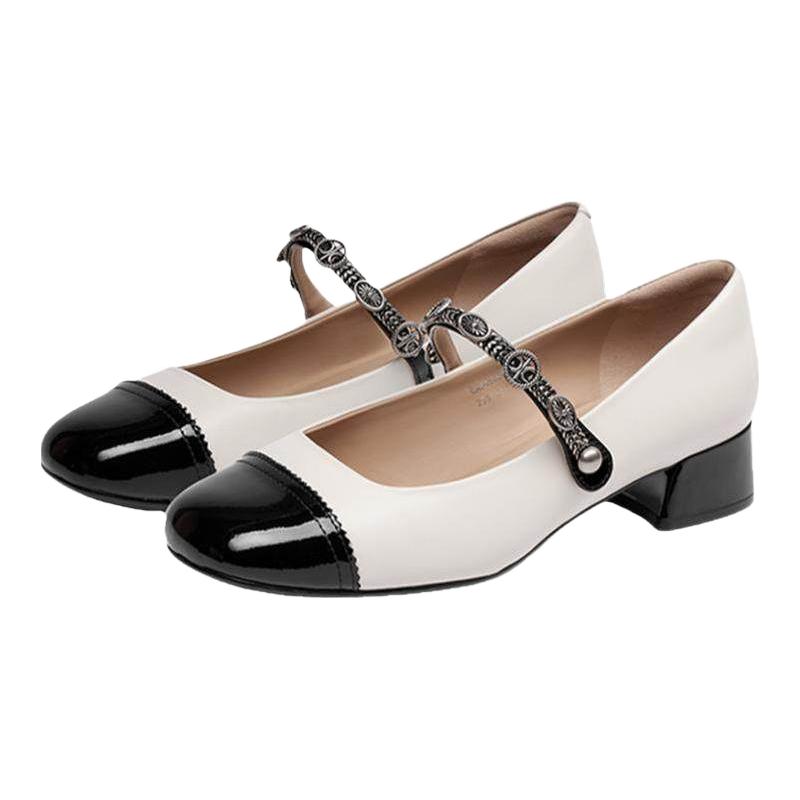 KISSCAT 秋季小香风玛丽珍鞋晚晚风单鞋女 409元（需用券）