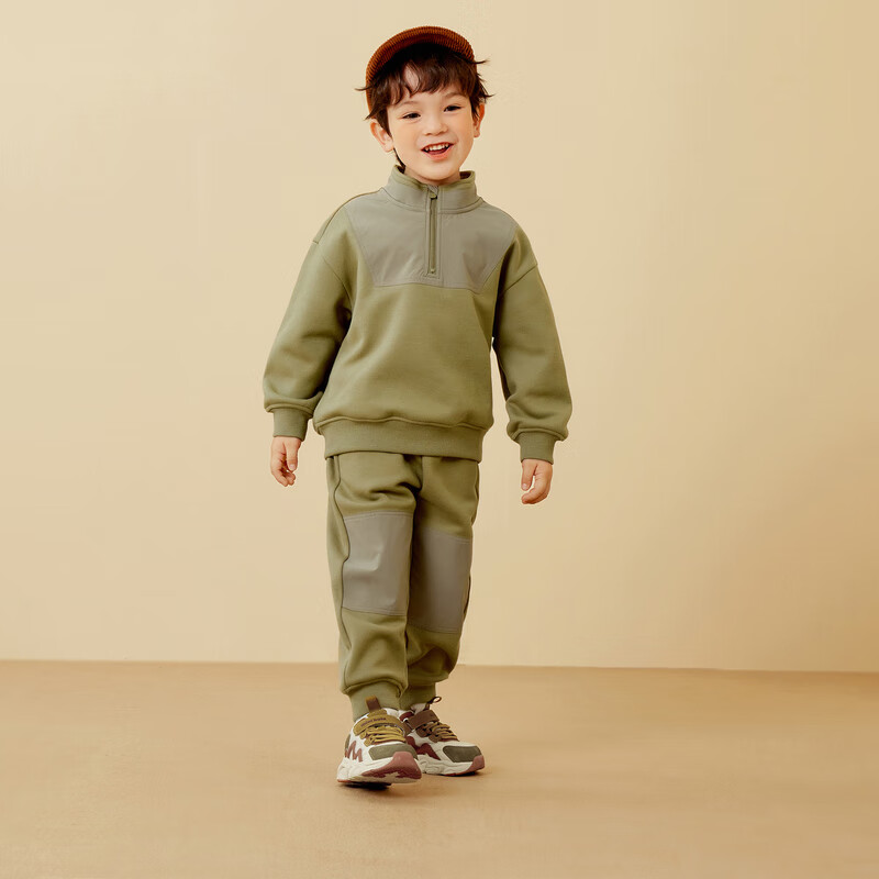 MINI 儿童卫衣套装+针织毛衣+摇粒绒长裤 157.49元(极限凑单，多重优惠)