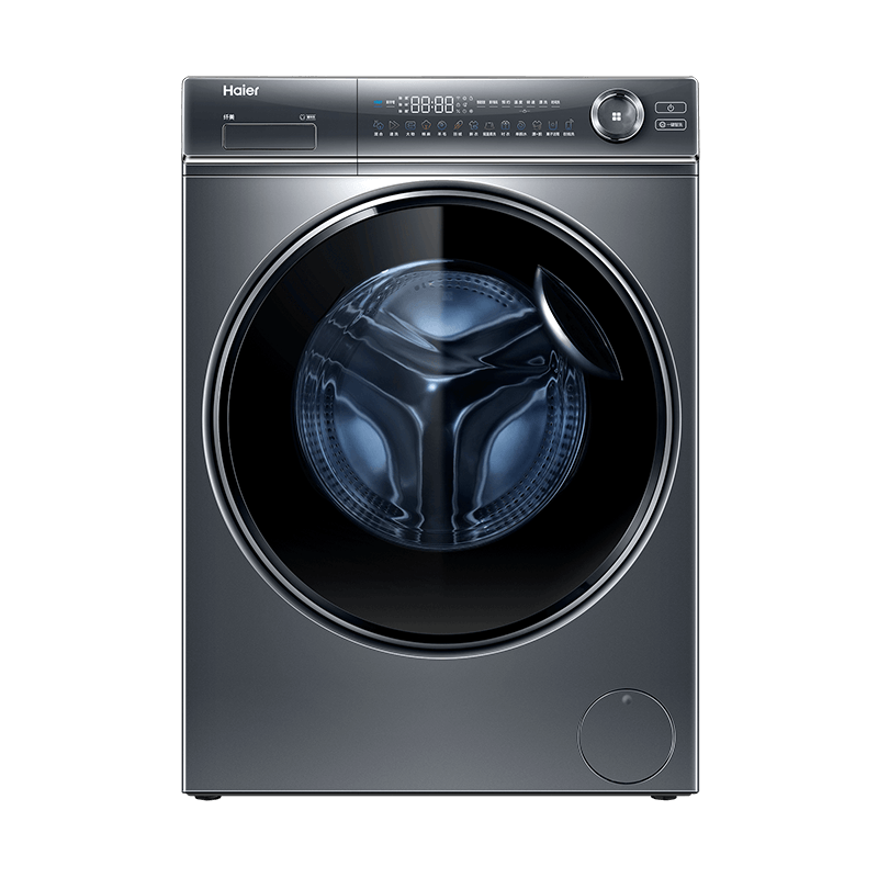 预售、PLUS会员：Haier 海尔 XQG100-BD14376LU1 直驱精华洗376 滚筒洗衣机 10kg 灰色 