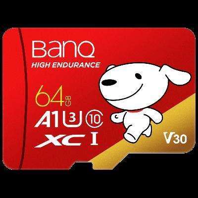 PLUS会员：BanQ U 1 PRO 京东JOY Micro-SD存储卡 64GB 16.79元包邮