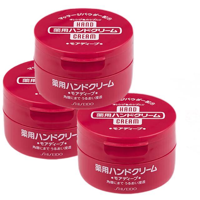 SHISEIDO 资生堂 尿素护手霜美润男女士红罐渗透滋养型（100g*3罐） 27.33元