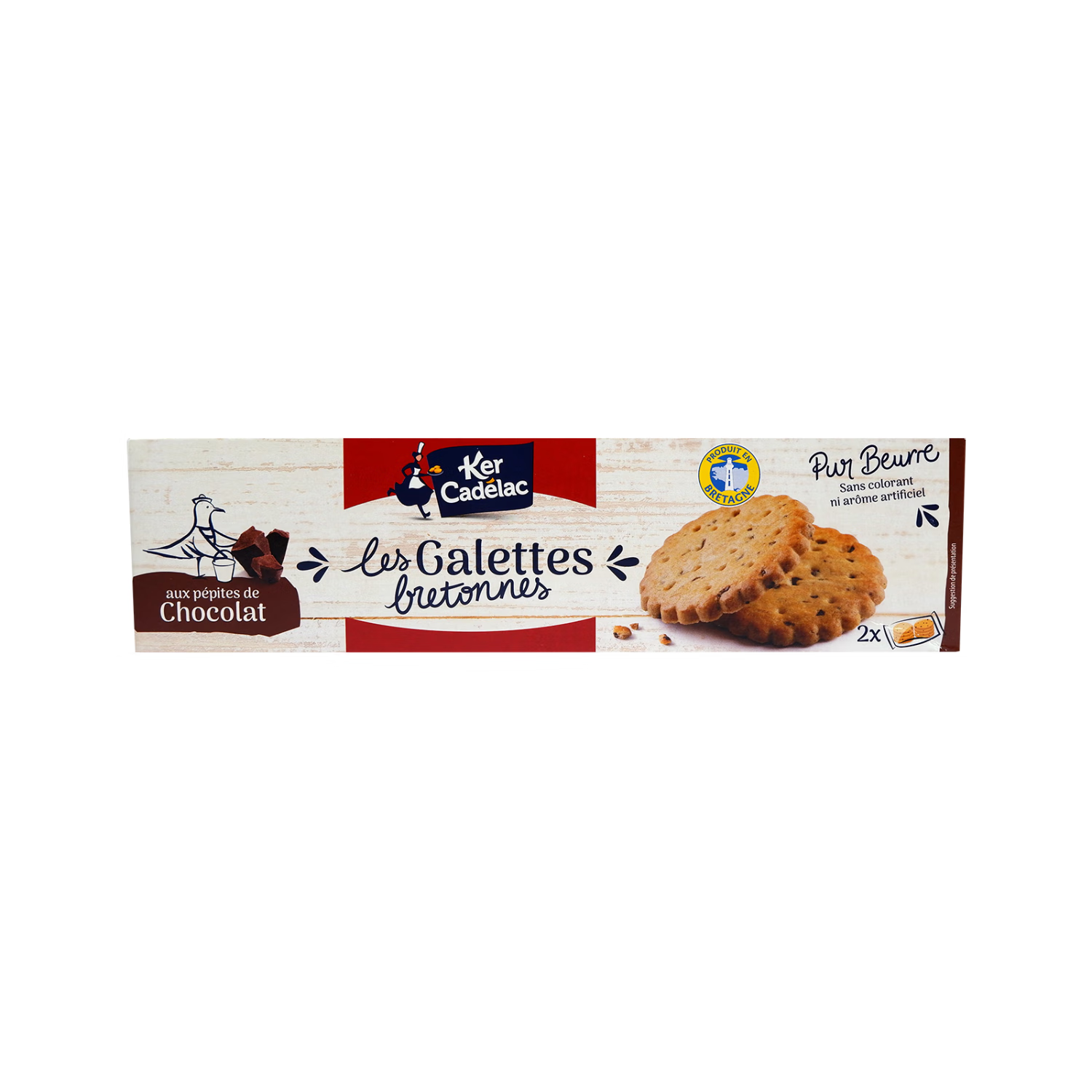 Sante 三特 Ker Cadelac 法国进口 巧克力黄油法式曲奇饼干120g 网红小零食 22.9元
