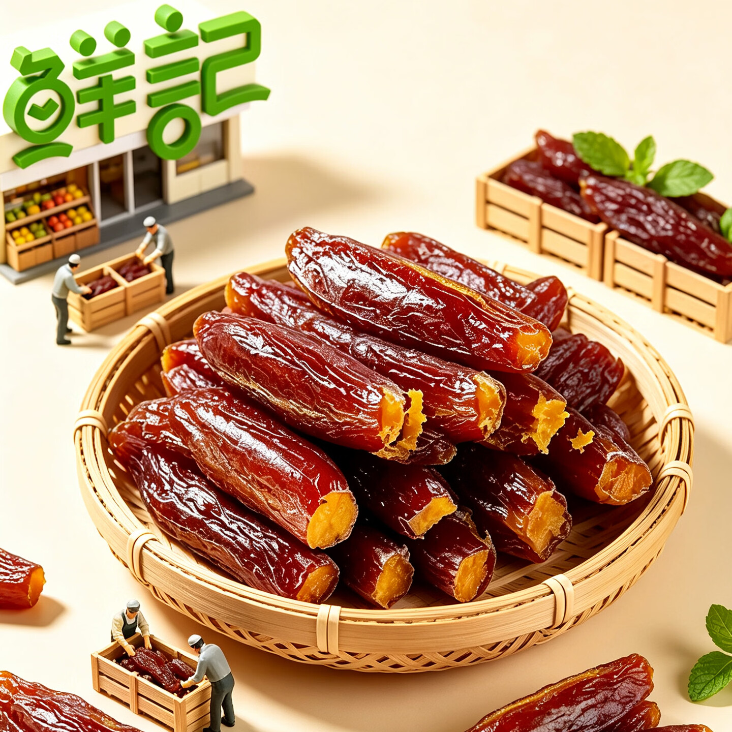 鲜记 红瑶蜜薯干原味番薯条 即食休闲零食蜜饯果干 红瑶蜜薯干400g 9.9元 - 线报酷