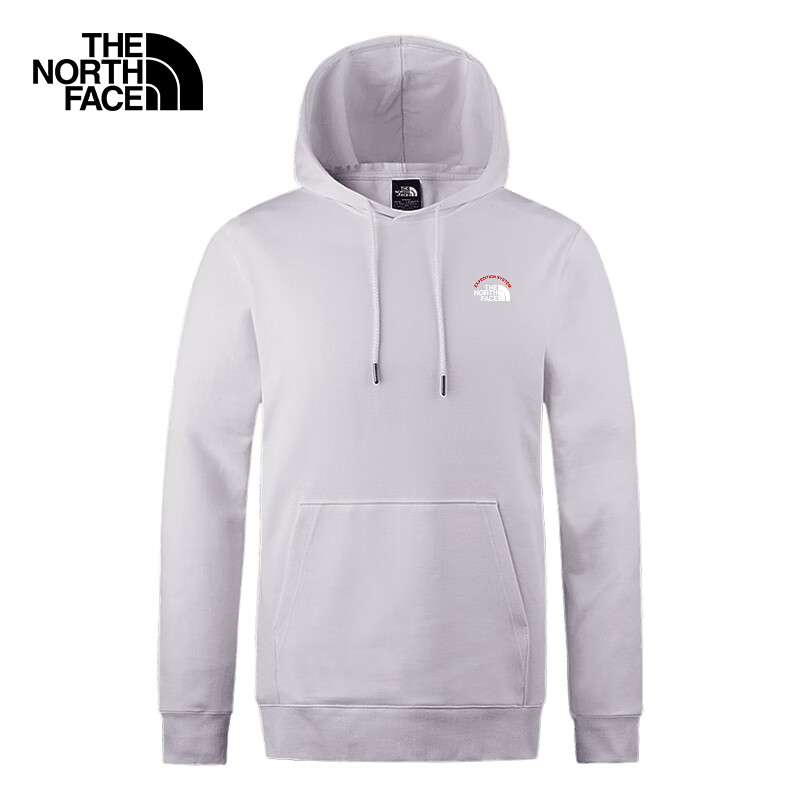 THE NORTH FACE 北面 针织卫衣户外印花帽衫情侣款8ATD 灰色/1OA L 698元