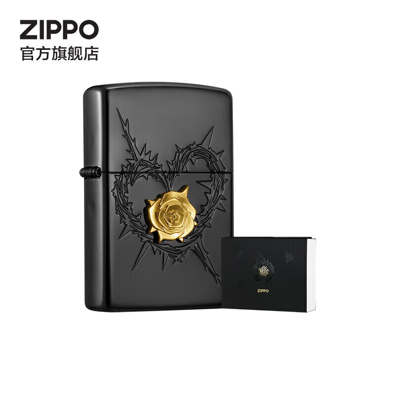 ZIPPO 荆棘花开 防风煤油打火机 礼盒装 335.2元