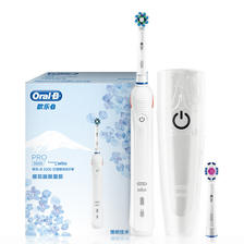 Oral-B 欧乐-B P3000 电动牙刷 樱花白 2支刷头 226.96元（需用券）