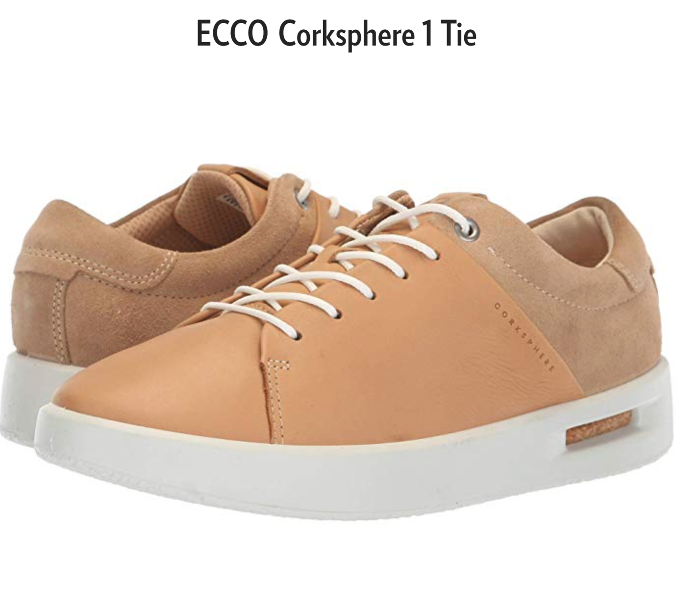 ECCO爱步 Corksphere 1 Tie 女款休闲鞋 56美元约¥385（原价160美元） 买手党-买手聚集的地方