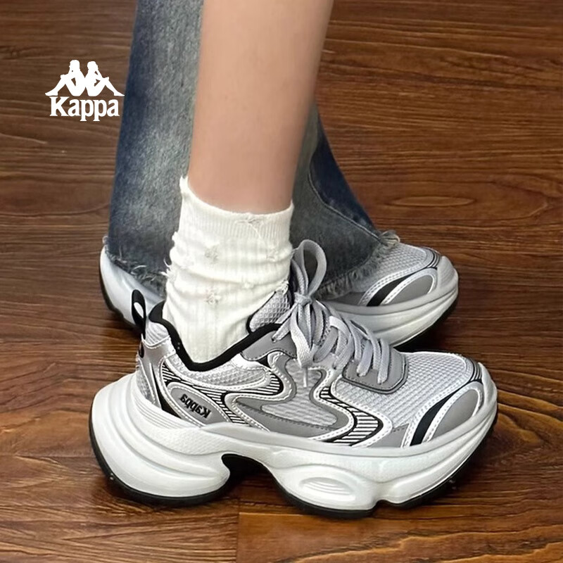 Kappa 卡帕 女士厚底增高运动鞋 10141951614969 208元（需用券）