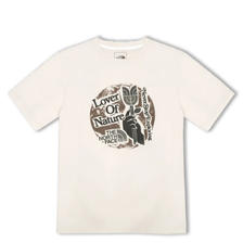概率券、PLUS会员：The North Face 北面 户外印花T恤 812D 米色 127.61元包邮（需用