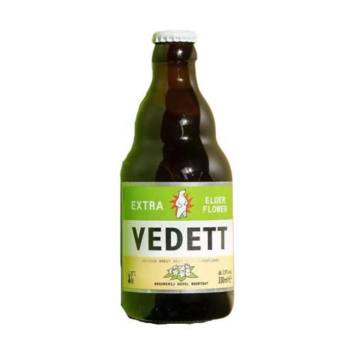 VEDETT 白熊 接骨木花精酿啤酒 比利时原瓶进口 保质期至8月 330mL 6瓶 39.9元（