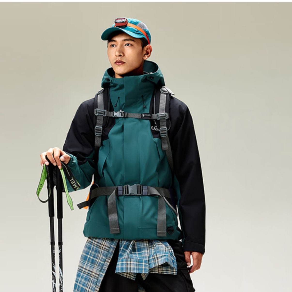 骆驼 蛟龙 三合一 冲锋衣 3色可选 329元