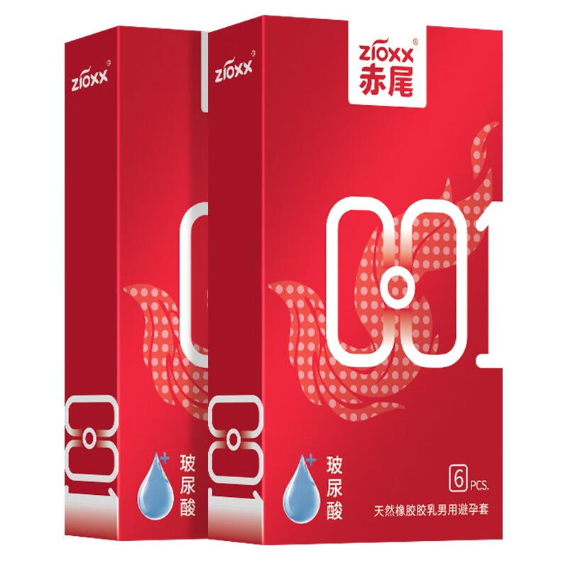 zioxx 赤尾 001系列玻尿酸安全套 12只 78元（需买2件，共156元，拍下立减）