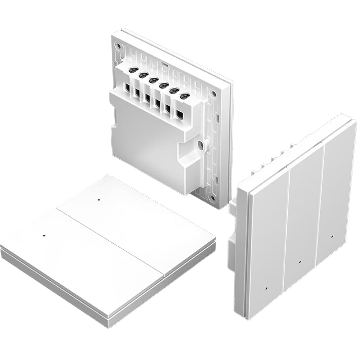 国补、plus会员：Yeelight 智能开关K1已接入米家APP零火线客厅卧室墙壁开关优