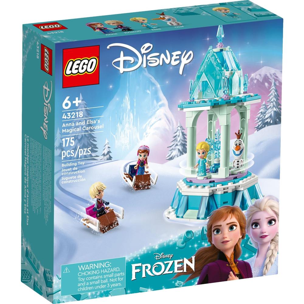 LEGO 乐高 冰雪奇缘系列 43218 安娜和艾莎的旋转宫殿 112.86元