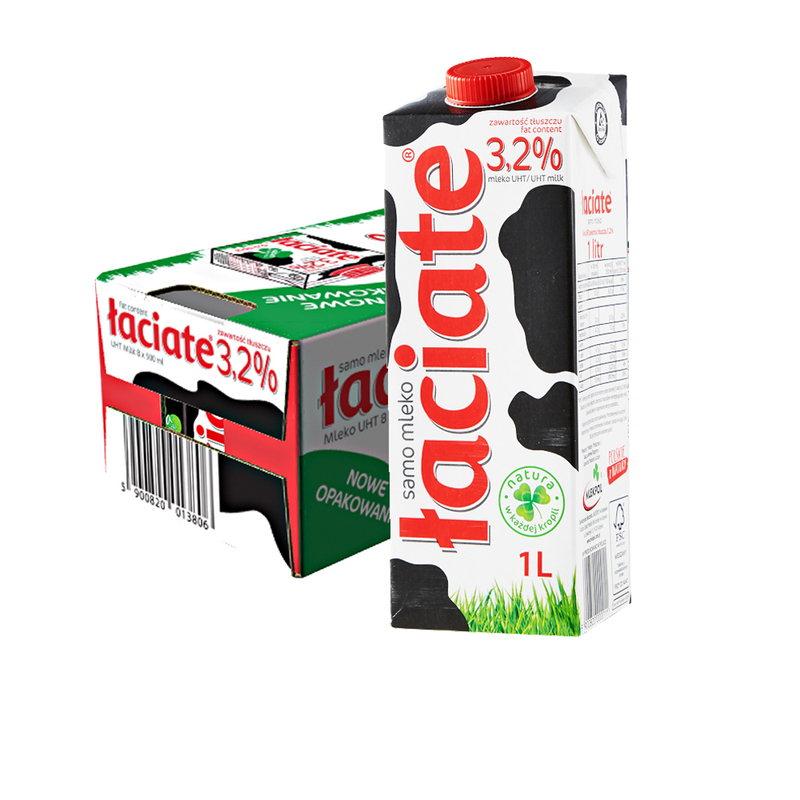 Laciate 临期卢森牧场进口全脂纯牛奶学生高钙早餐1L*12盒两箱 142.5元（需用券