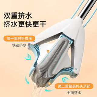 美丽雅 HC084971胶棉拖把 蓝灰色 15.9元 - 86线报 美丽雅 HC084971胶棉拖把 蓝灰色 15.9元 - 86线报