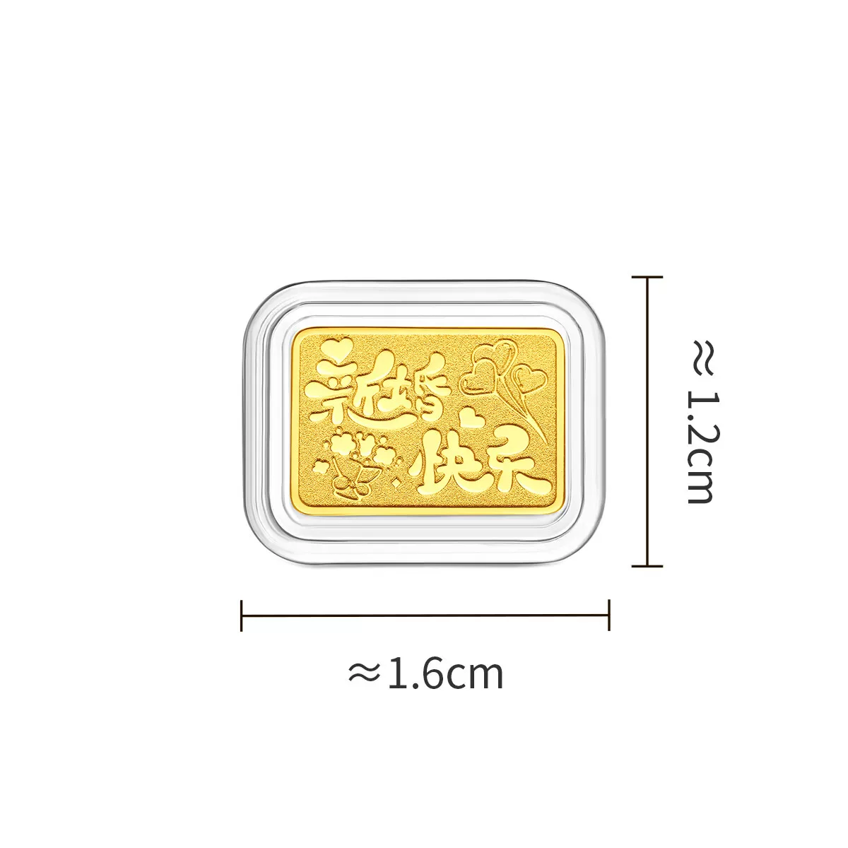 周大福 日进斗金系列 黄金金章 1101元 - 线报酷