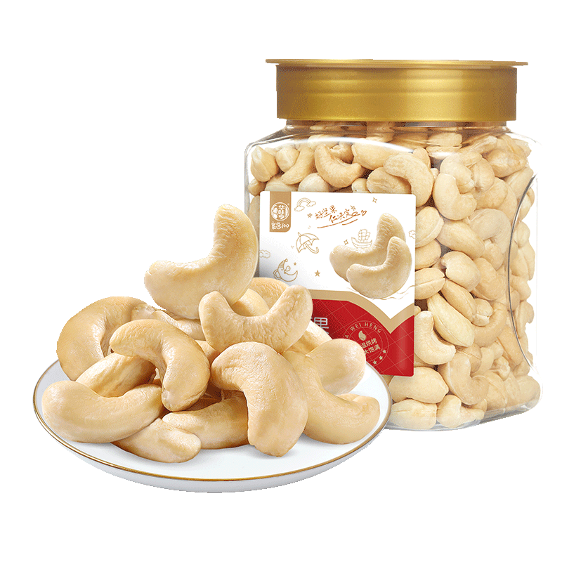 Plus会员：华味亨 去衣腰果仁 450g*3件 83.8元（需领券，合27.93元/件）