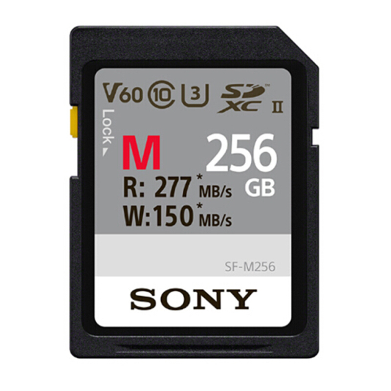 索尼 SONY SF-M系列 SD存储卡 256GB（UHS-II、V60、U3） 1259元