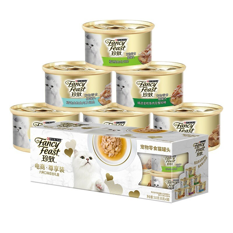 88VIP：FANCY FEAST 珍致 混合口味猫罐头 47.5元