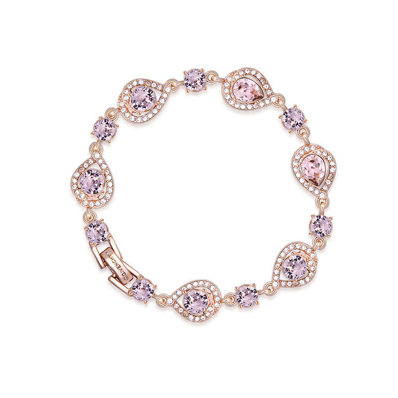 GIVENCHY 纪梵希 纪梵希 灵动系列玫瑰金色仿水晶手链 玫瑰金色 1880元