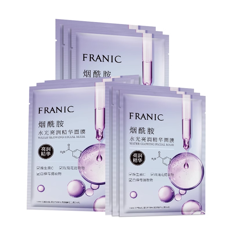 FRANIC 法兰琳卡 水光亮润精华面膜 5片*1盒 4.97元/件（需购4件，实付19.9元包