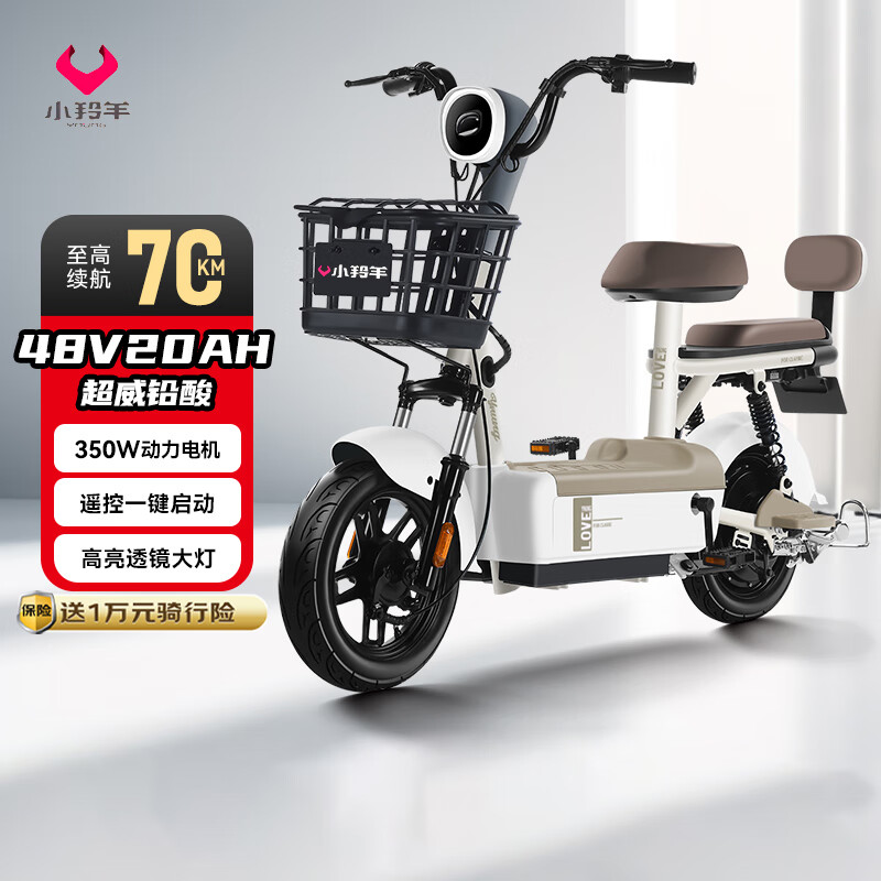 小羚羊 TDT0008Z 电动自行车 48V20A ￥969