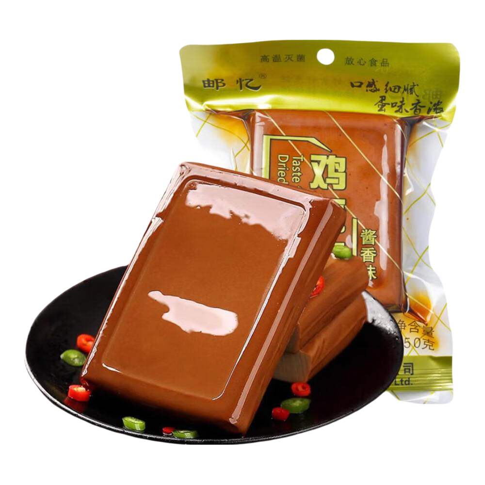 邮忆 鸡蛋干 酱香味 150g×4袋 4.9元
