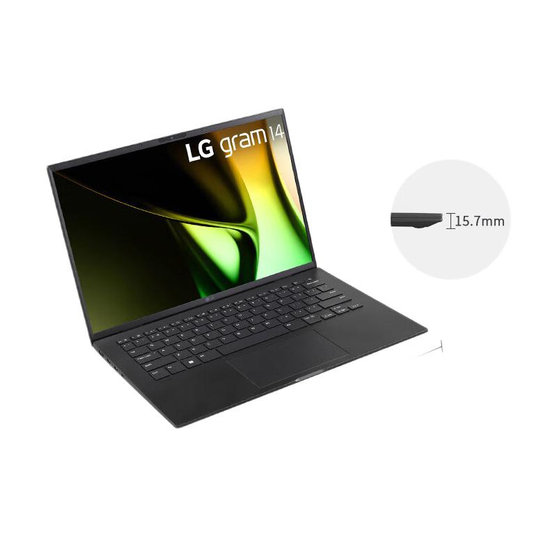 PLUS会员：LG 乐金 gram2024 evo 14英寸笔记本电脑（Ultra5-125H、16GB、512GB） 5969.01