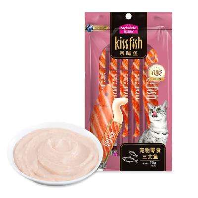 PLUS，加入店铺会员：麦富迪 猫条 成幼猫冻干猫零食猫罐头猫湿粮三文鱼味1