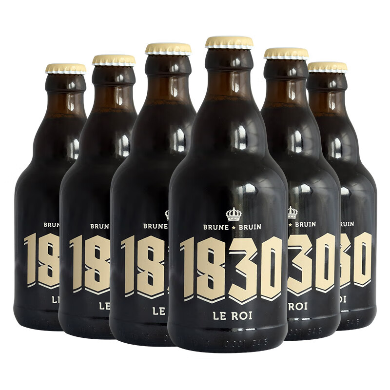 Trappistes Rochefort 罗斯福 进口啤酒 1830棕啤酒 330mL 6瓶 组合装 49.9元（需用券