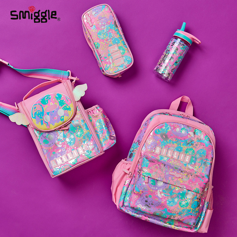 Smiggle 书包小学生男女童双肩背包澳洲新品超轻减负大容量背包 179.55元