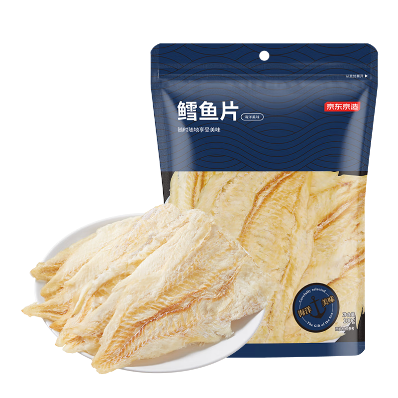 京东京造 深海鳕鱼片 100g*5件 58.9元（合11.78元/件）