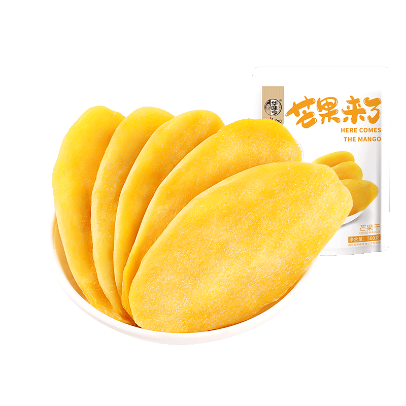 再降价：华味亨 芒果干 500g*4件 69.12元（合17.28元/件）