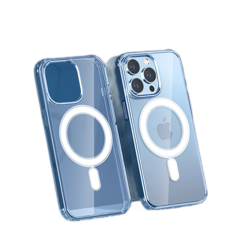 POSKELRTY 适用磁吸12苹果13手机iPhone14/11防摔Max透明mags 不带动画 苹果12 Promax 10