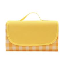 MAKI zaza 户外露营垫子 户外防水野营 野餐垫 黄白格2米*1.5米 15.36元（需用券