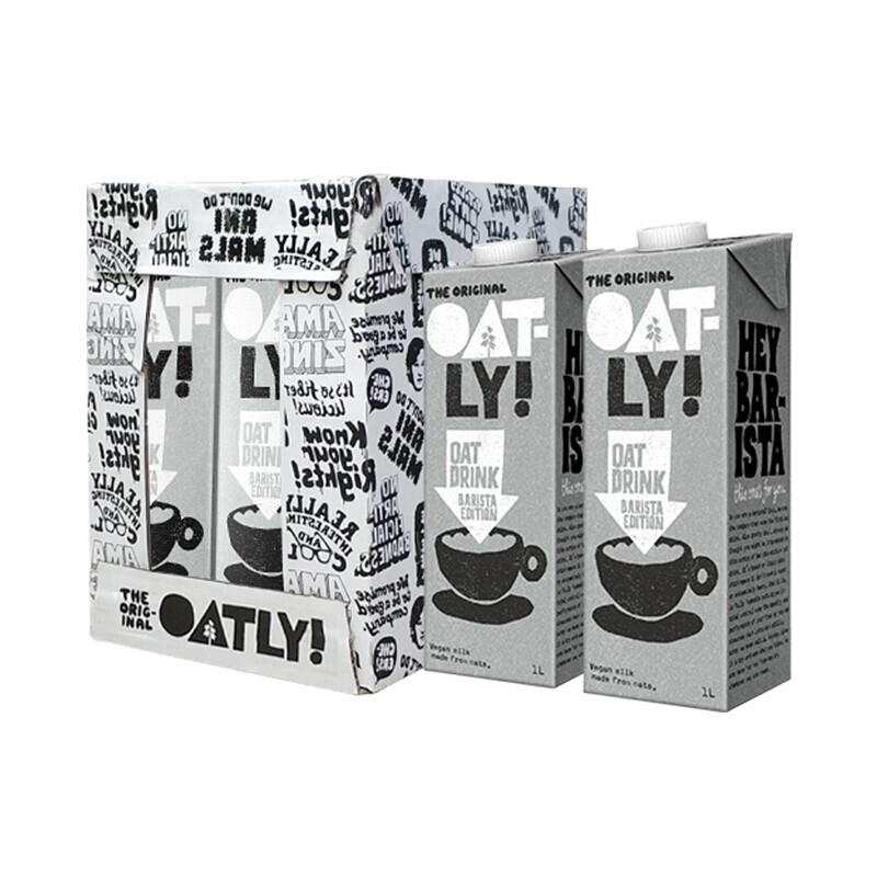 OATLY 噢麦力 咖啡大师燕麦奶0添加蔗糖饮料咖啡伴侣 1L 6瓶 103元（需用券）