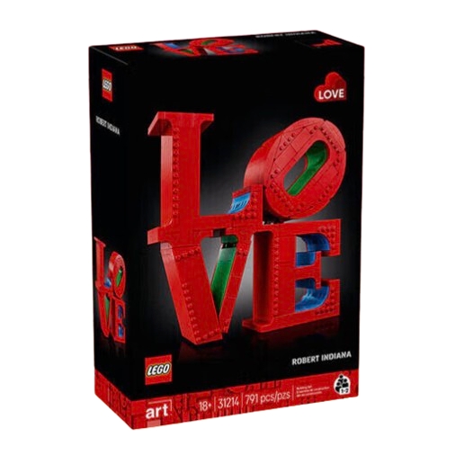 PLUS会员：乐高 LEGO 艺术生活系列 31214 LOVE雕塑 积木玩具 494元（拍下立减）