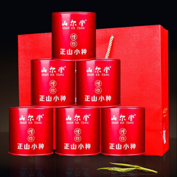 山尔堂 正山小种红茶一级茶礼武夷山茶叶新茶50g*6罐 ￥107