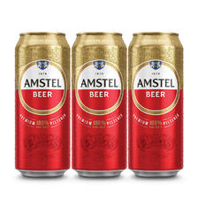 Heineken 喜力 旗下 Amstel红爵啤酒500ml*3听 24元